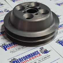 Load image into Gallery viewer, BLP Water Pump Pulley 7mm Poly-V suit Chev &amp; Ford 4.120&quot; Diameter, 2 Groove
