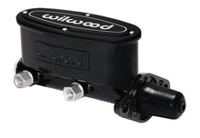 Load image into Gallery viewer, Wilwood 7/8" Aluminium Tandem Master Cylinder With Pushrod - Black