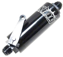 Load image into Gallery viewer, King Billet Fuel Filter With Shut Off Valve With 100 Micron Element