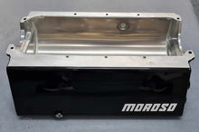 Load image into Gallery viewer, Moroso Dry Sump Oil Pan Suit Donovan H/C 410, 3 Pick Up, Sprintcar, Black Powder Coated