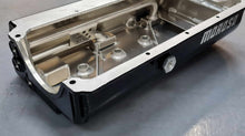 Load image into Gallery viewer, Moroso Dry Sump Oil Pan Suit Donovan H/C 410, 3 Pick Up, Sprintcar, Black Powder Coated