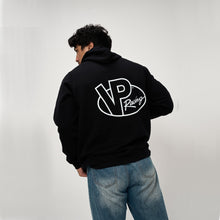 Load image into Gallery viewer, VP Racing EST. 1975 USA Black & White Logo Hoodie