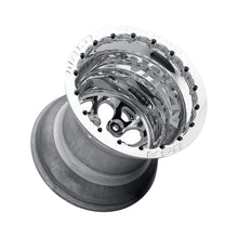 Load image into Gallery viewer, Weld Racing Alpha 1 Double Beadlock, 15" x 12", 3" Backspace, 4.50" Ford Bolt Pattern, Polished Centre/Polished Double Beadlock