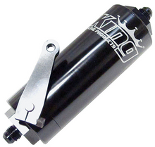 Load image into Gallery viewer, King Billet Fuel Filter With Shut Off Valve With 100 Micron Element