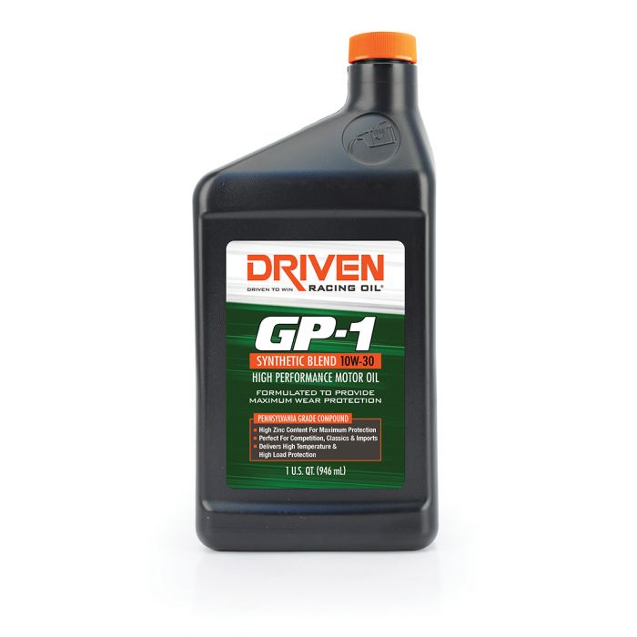 Driven GP-1 10W-30 Synthetic Blend High Performance Oil 946ml