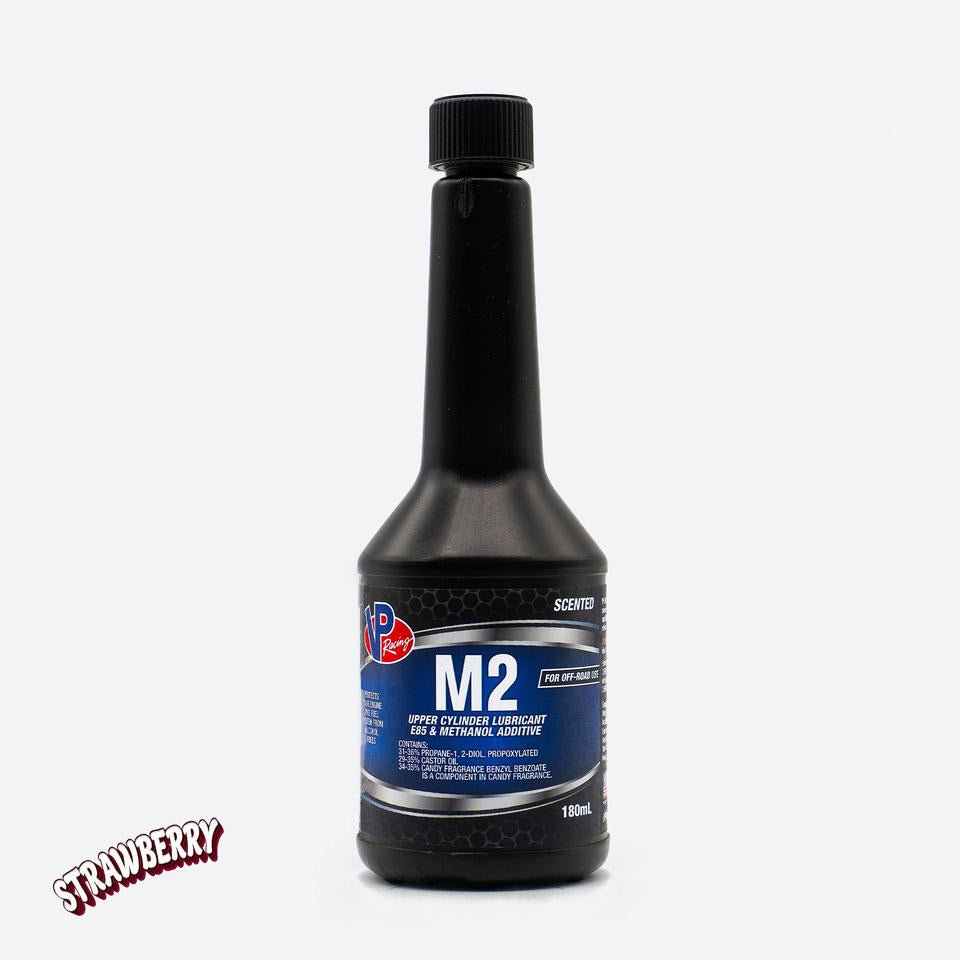 VP Racing Fuels M2 Strawberry Scented Upper Cylinder Lubricant 180ml ~ Single Tank Treatment