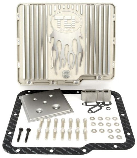 TCI Powerglide Flame Die Cast Aluminium Deep Transmission Pan With Gasket