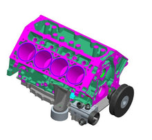Load image into Gallery viewer, Dailey Engineering GM LS1 Production Right Side Dry Sump With 3 Stage Pump & ATI Balancer