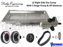 Load image into Gallery viewer, Dailey Engineering GM LS1 Production Right Side Dry Sump With 3 Stage Pump & ATI Balancer