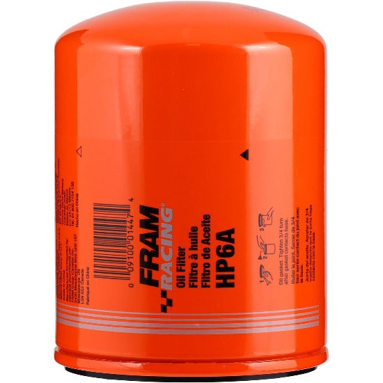 Fram Racing Oil Filter Spin-On HP6A 1 1/2-12