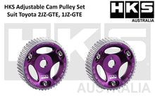 Load image into Gallery viewer, HKS Adjustable Intake / Exhaust Cam Pulley Suit Toyota 2JZ-GTE, 1JZ-GTE