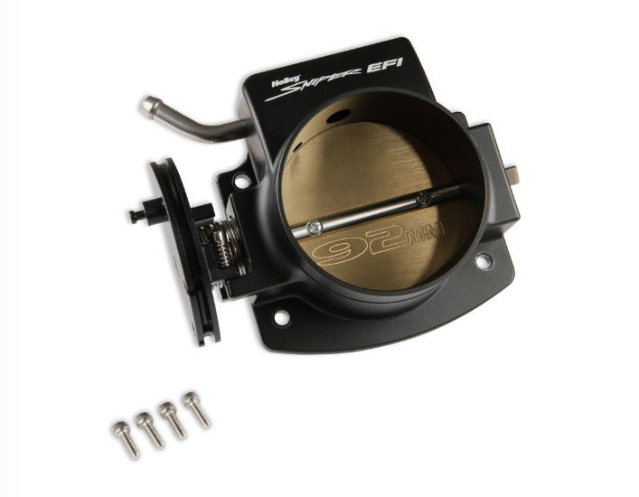 Holley Sniper 92mm Throttle Body Suit LS Engine, Black with GM IAC Provision