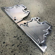 Load image into Gallery viewer, Warspeed Billet Cylinder Head End Plates ~ Raw Finish ~ Price Includes Air Freight From Warspeed