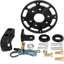Load image into Gallery viewer, MSD Black Chevy Small Block 6.25" Balancer Crank Trigger Kit