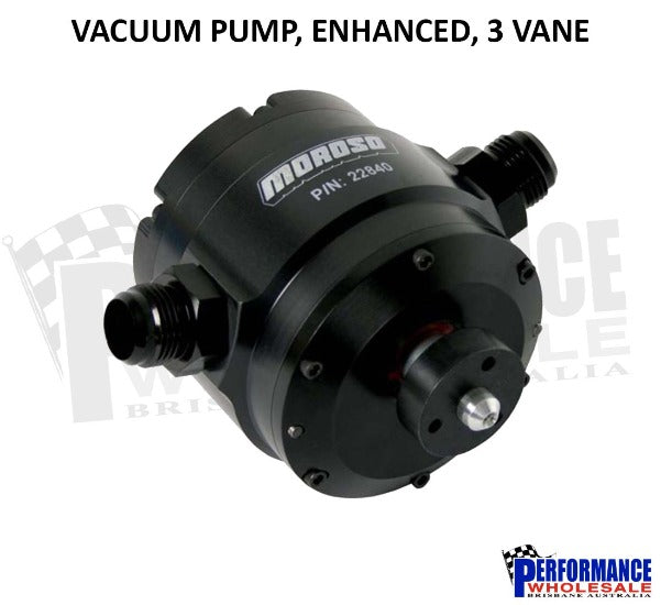Moroso Enhanced Design 3-Vane Vacuum Pump