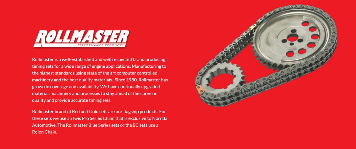 Rollmaster Replacement Timing Chain 58-Link Pro-Series Rollmaster Replacement Timing Chain 58-Link Pro-Series