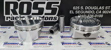 Load image into Gallery viewer, Ross Dish Piston Set Suit Chevrolet SB V8, 4.003" Bore, 1.268" Comp Height, 0.927" Pin, Set of 8