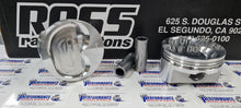 Load image into Gallery viewer, Ross Dish Piston Set Suit Chevrolet SB V8, 4.003" Bore, 1.268" Comp Height, 0.927" Pin, Set of 8