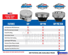 Load image into Gallery viewer, SRP Pro Piston With Rings Suit Holden V8 Stroker 4.040" Bore, 1.425 CD, 0.927" Pin. -12cc Dome Volume
