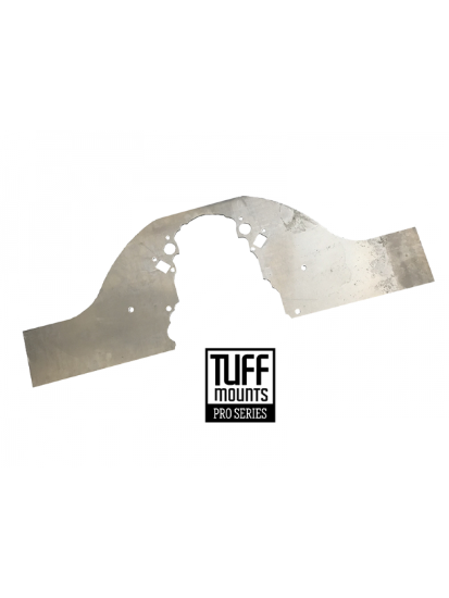 Tuff Mounts Universal LS Engine Plate, Solid, Waterjet, 6mm Aluminium