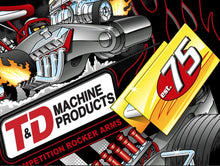 Load image into Gallery viewer, T&amp;D Machine Products T-Shirt ~ Sprintcar &amp; Front Engine Dragster ~ Black
