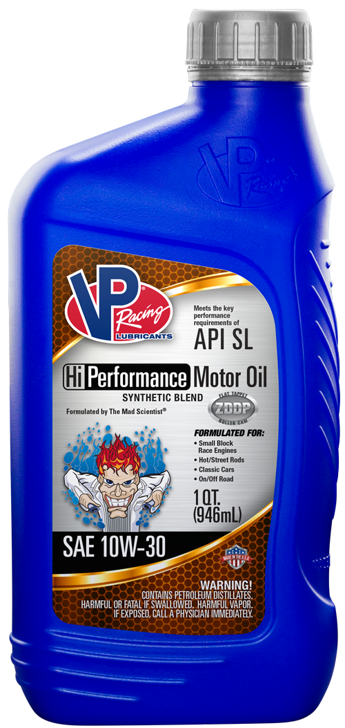 VP HI-Performance 10w-30 Synthetic Blend Motor Oil