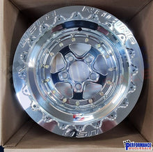 Load image into Gallery viewer, Weld Racing Aluma Star Single Beadlock, 15&quot; x 8&quot;, 4&quot; Backspace, 4.75&quot; Chev Bolt Pattern, All Polished
