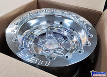 Load image into Gallery viewer, Weld Racing Aluma Star Single Beadlock, 15" x 8", 3" Backspace, 4.75" Chev Bolt Pattern, All Polished