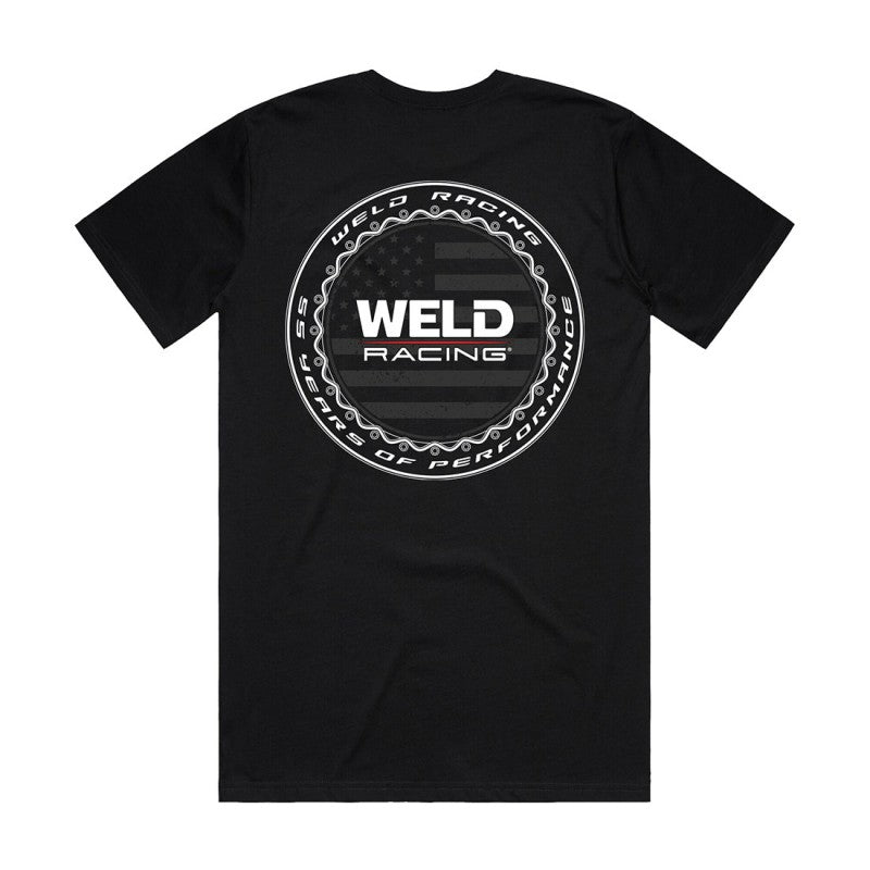Weld Racing Beadlock American Flag T-shirt ~ Black
