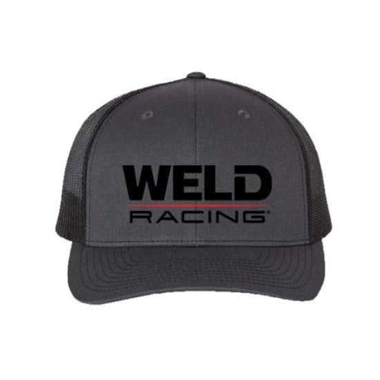 Weld Racing Hat ~ Charcoal With Embroidered Bold Logo