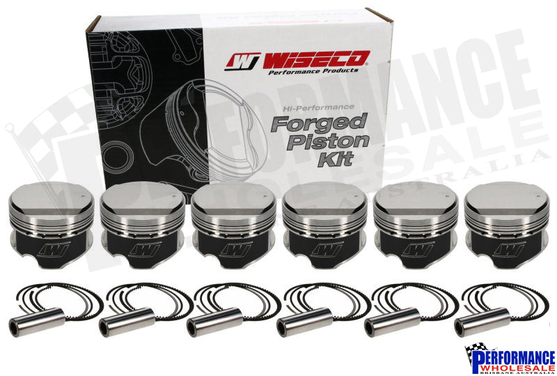 Wiseco Sport Compact Piston and Ring Kit Suit Nissan RB26DETT, 86.5mm Bore