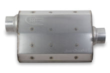 Load image into Gallery viewer, Hooker Aero Chamber Muffler ~ Single 2-1/2" Offset Inlet, Single 2-1/2" Centre Outlet