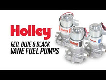Load and play video in Gallery viewer, Holley 110 GPH Blue® Electric Fuel Pump With Regulator Suit Carby Engines