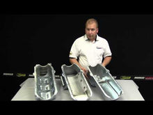 Load and play video in Gallery viewer, Moroso Oil Pan Suit SB Chev, Pre-1985 with 2 Piece Rear Seal