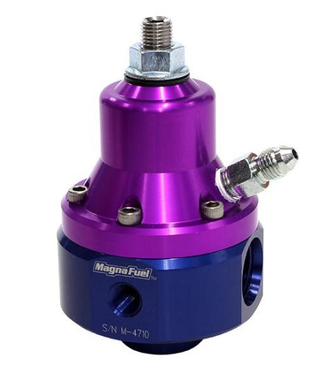 MagnaFuel Quickstar Large 2-Port EFI Fuel Pressure Regulator, 1:1 Boost Reference, 35-85psi, 2000 HP