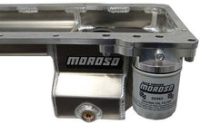 Load image into Gallery viewer, Moroso Road/Race GM LS Oil Pan With Rear Sump & Spin On Filter Adapter