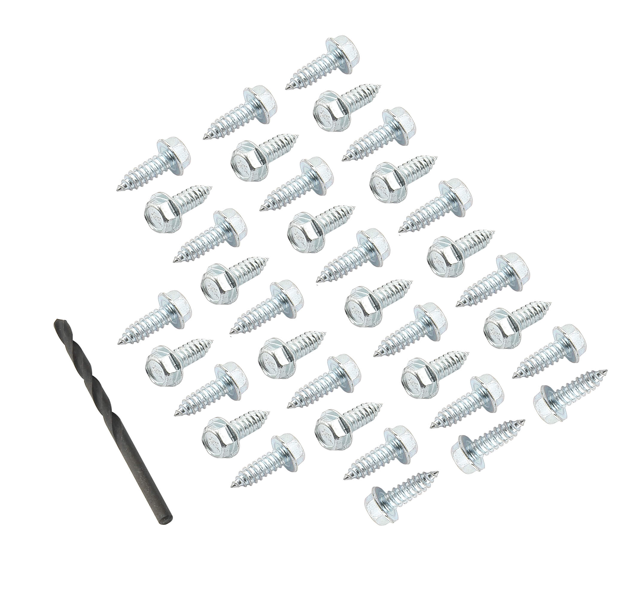 Mr Gasket Tyre Rim Screws Steel - 35 Pieces - Enough for Two Tires. Includes Drill Bit.