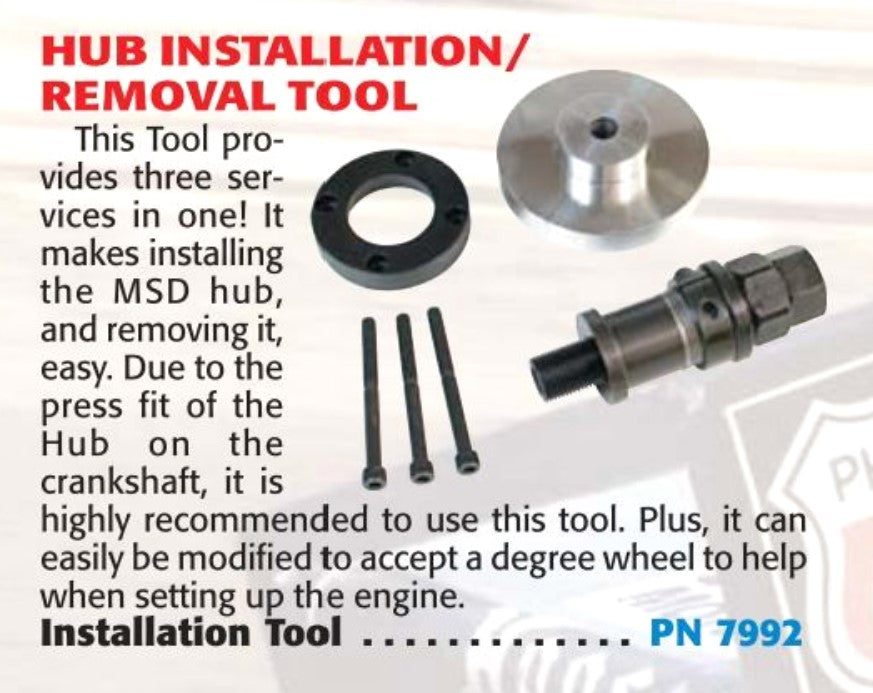 MSD CRANK TRIGGER HUB REMOVAL AND REPL TOOL