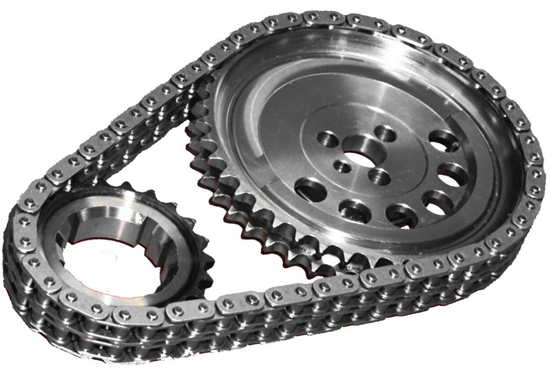 Rollmaster Double Row Timing Chain Set Suit LS2 With 3 Bolt Camshaft, 1 Trigger Sensor