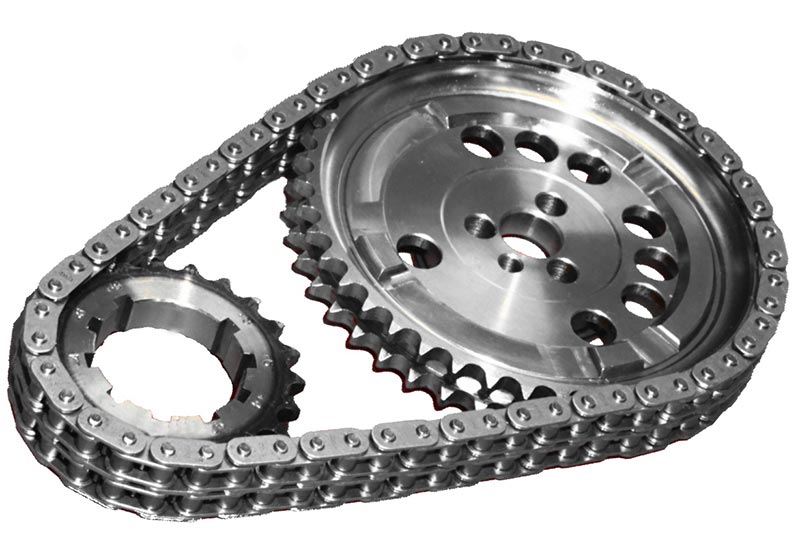 Rollmaster Double Row Timing Chain Set Suit LS3 / LS7 With 3 Bolt Camshaft, 4 Trigger Sensors