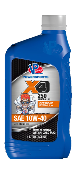 VP X4 250 Mineral Motorcycle Engine Oil