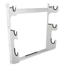 Load image into Gallery viewer, HRP Axle Rack Holds 2 Front &amp; 1 Rear White Powder Coat
