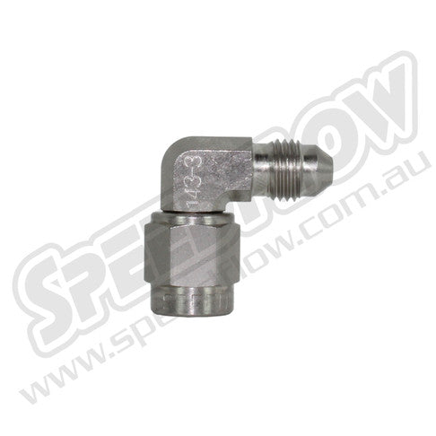Speedflow -3 Steel Female - Male Union - 90°