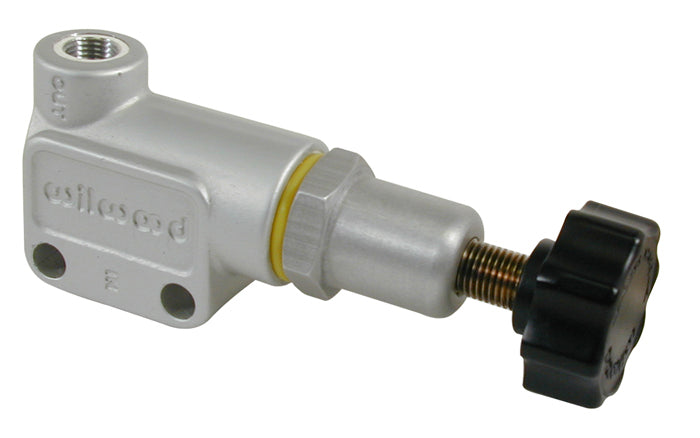 Wilwood Adjustable Brake Proportioning Valve, 3/8-24 Inverted Flare Thread ~ ASRF Approved