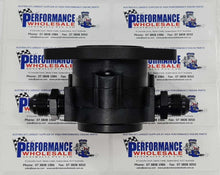 Load image into Gallery viewer, DJE CT525 Thermostat Housing With restrictor Plate &amp; 2 x -8an Water Fittings

