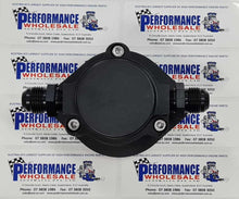 Load image into Gallery viewer, DJE CT525 Thermostat Housing With restrictor Plate &amp; 2 x -8an Water Fittings
