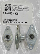 Load image into Gallery viewer, GSA 3 pack Wheel Cover Inserts Suit 1in &amp; 1 3/8in Mountings suit 5/16in Unc Bolts
