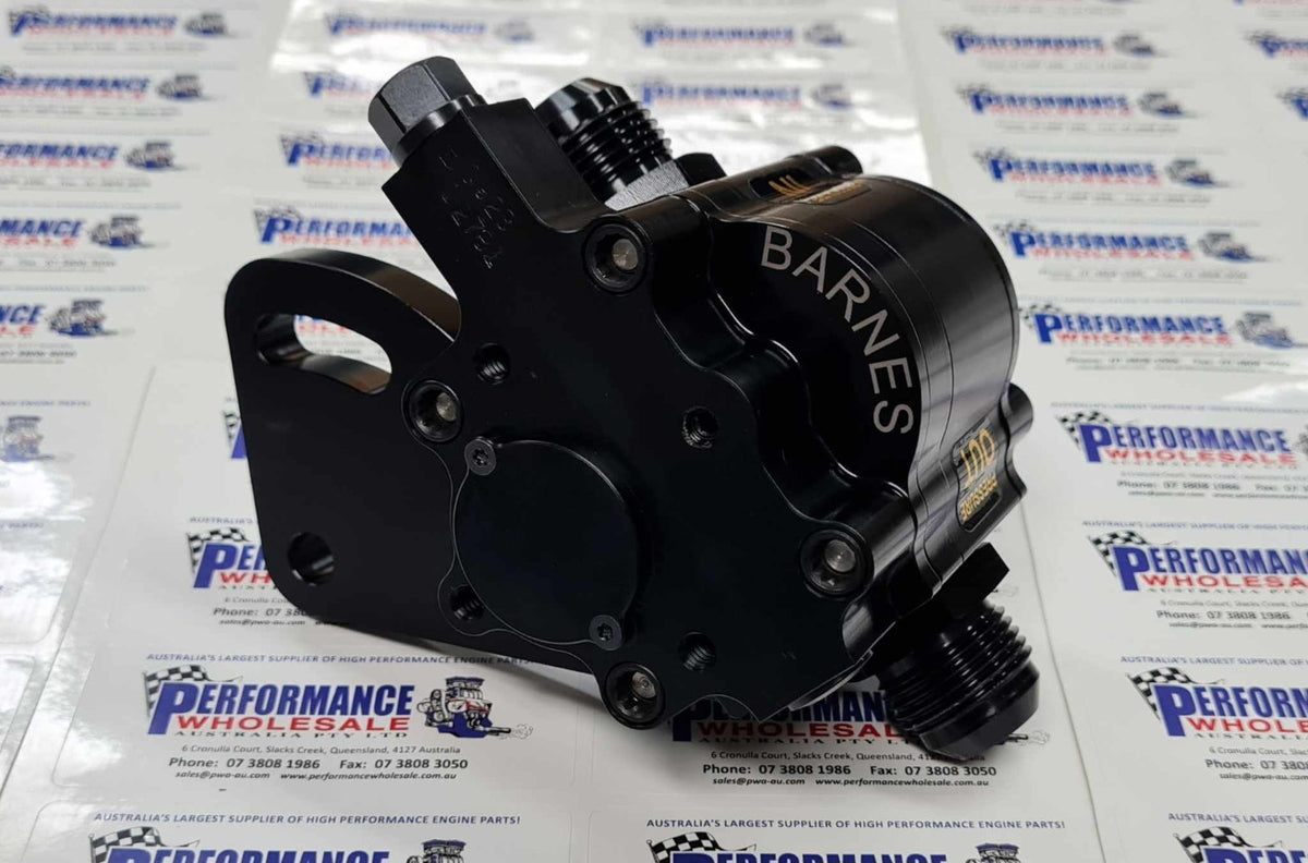 Barnes Racing Pump Rear Drive Barnes Single Stage Belt Drive Oil Pump – Performance Wholesale PTY LTD