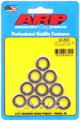 ARP SAE Washer Kit ARP Stainless 3/8˝ x .720 x .120 (ID x OD x Thickness)