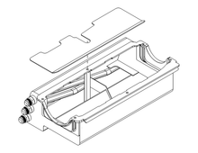 Load image into Gallery viewer, Dan Olson Aluminium Sprint Car 3 Pickup SBC Oil Pan
